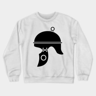 Republican Roman Helmet (Black) Crewneck Sweatshirt